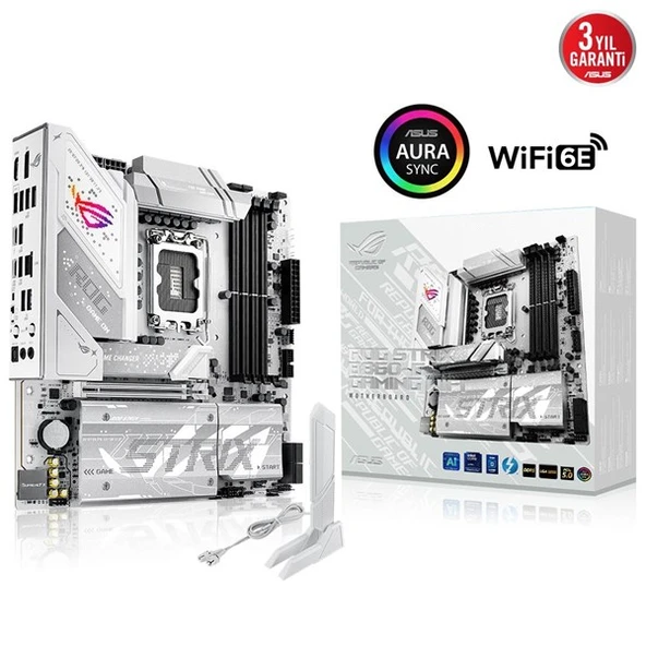 ASUS ROG STRIX B860-G GAMING WIFI-7 DDR5 HDMI DP PCIE 5.0 1851p mITX ürün görseli