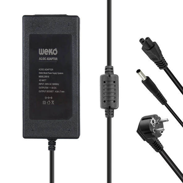 WEKO  9 VOLT - 5 AMPER YAZAR KASA/ POS MAKİNESİ MASAÜSTÜ ADAPTÖR 4.0*1.7 MM UÇLU