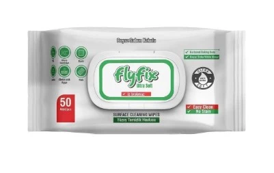Flyfix Easy Clean Beyaz Sabun Katkılı Yüzey Temizlik Havlusu 50 Yaprak - 3