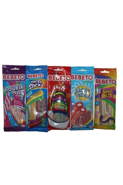 BEBETO Ekşi Jelibon 5 Li Set