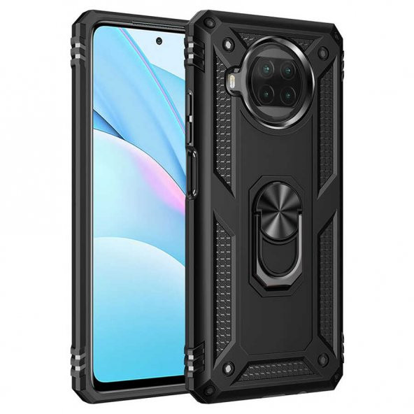 Xiaomi Redmi Note 9 Pro 5G Kılıf Vega Yüzük Standlı Zırh Kılıf - 2