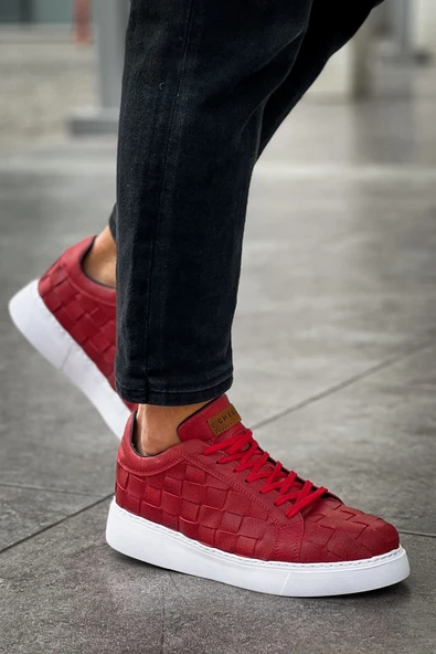 CH209 OBT Vimini Erkek Ayakkabı KIRMIZI - Resim 2