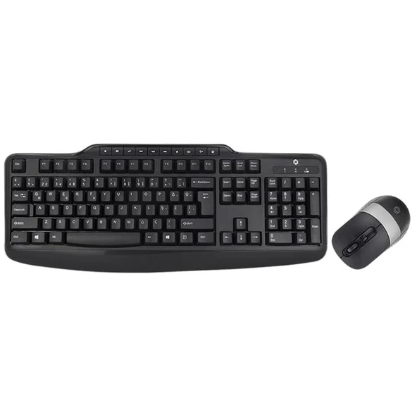 ONTECH - Frısby Fk-4880Qu Kablosuz Multımedya Klavye Mouse Set