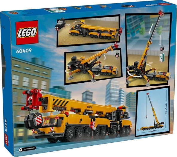 Lego City Sarı Mobil İnşaat Vinci 60409 - Resim 4