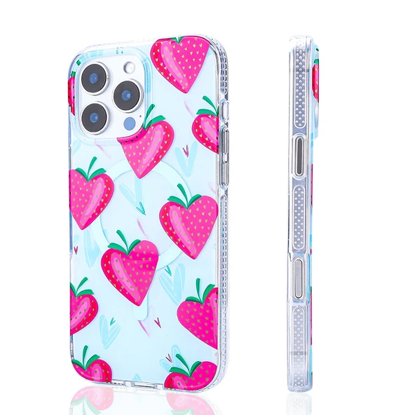 Apple iPhone 15 Pro Max Kılıf Magsafe Şarj Özellikli Zore Stilo Kapak - Resim 2