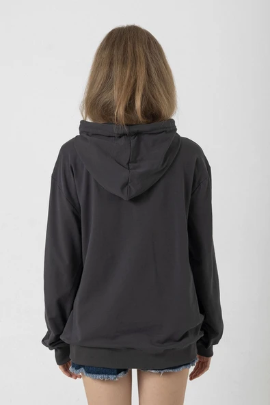 Happy New Year 2025 Essential Füme Kadın 2ip Kapşonlu - Resim 5