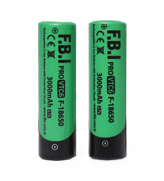 Vtc6 18650 3.7v 3000mah 30a Li-ion Şarjlı Pil + Pil Taşıma Kutusu 2'li Set - 2