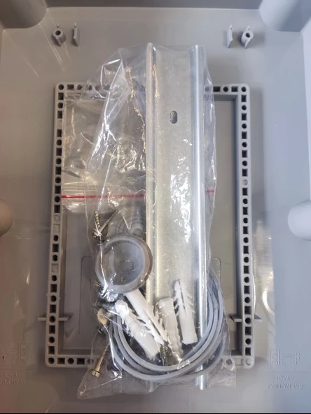 MUTLUSAN 225x311x132 Kombinasyon Kutusu Termoplastik Gri IP65 (Boş) - 7