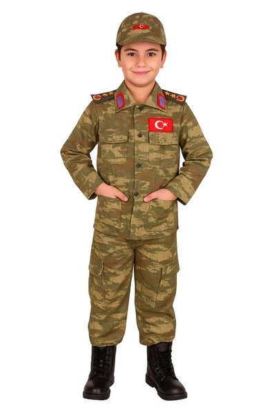 Single Sword Çocuk Asker Kıyafeti