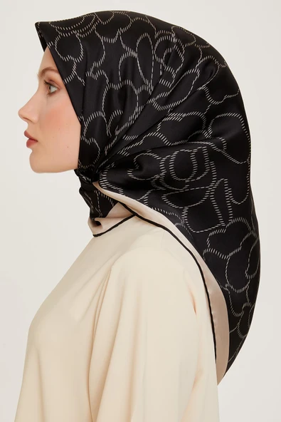 Armine E24KA9222D0281 Dj Saf İpek Eşarp 9222D (T) - Resim 3