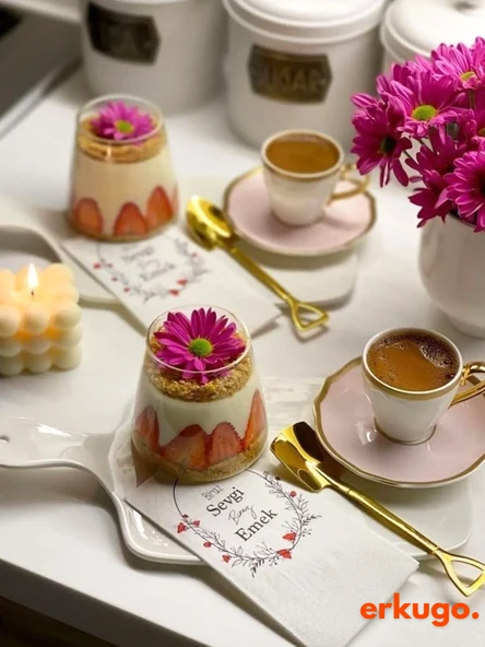 2 Adet Borosilikat Sunum Bardağı, Kahve Bardağı, Meşrubat Bardağı, Isı Dayanıklı Bardak (400 ml) Utea - Resim 5