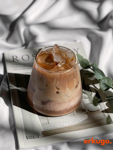 2 Adet Borosilikat Sunum Bardağı, Kahve Bardağı, Meşrubat Bardağı, Isı Dayanıklı Bardak (400 ml) Utea - Resim 6