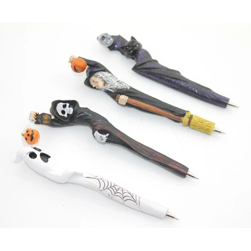 Polyester Tükenmez Kalem Cadılar Bayramı Temalı - 2