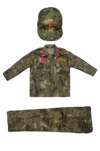 Single Sword Çocuk Asker Kıyafeti - 10