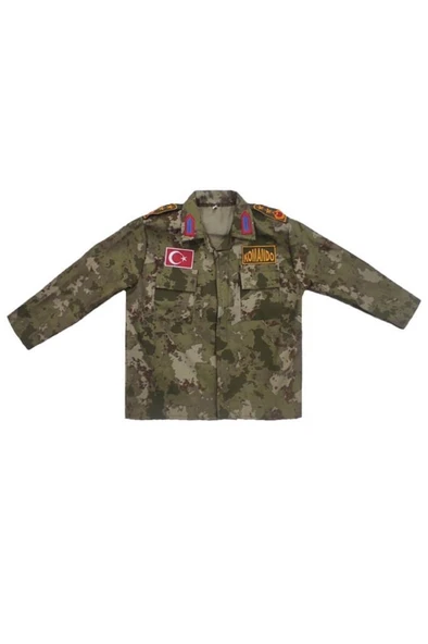 Single Sword Çocuk Asker Kıyafeti - 12