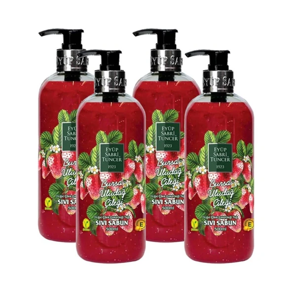 Eyüp Sabri Tuncer Bursa Uludağ Çileği Sıvı Sabun 500 ml ürün görseli
