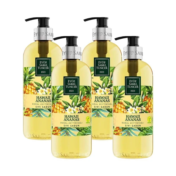 Eyüp Sabri Tuncer Sıvı Sabun Hawaii Ananas 500 ML x 4