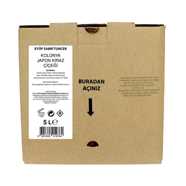 Eyüp Sabri Tuncer Japon Kiraz Çiçeği Kolonyası 5 lt ürün görseli