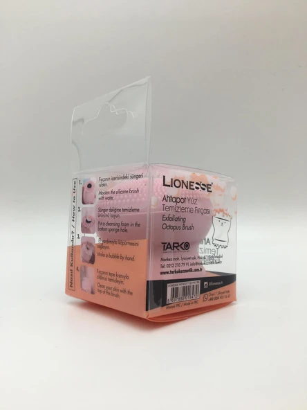 Tarko Lionesse Ahtapot Yüz Temizleme Fırçası - Açık Pembe - Resim 2