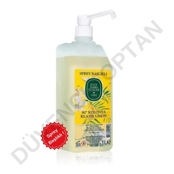 Eyüp Sabri Tuncer Klasik Limon Kolonyası Sprey Başlıklı 1 lt ürün görseli