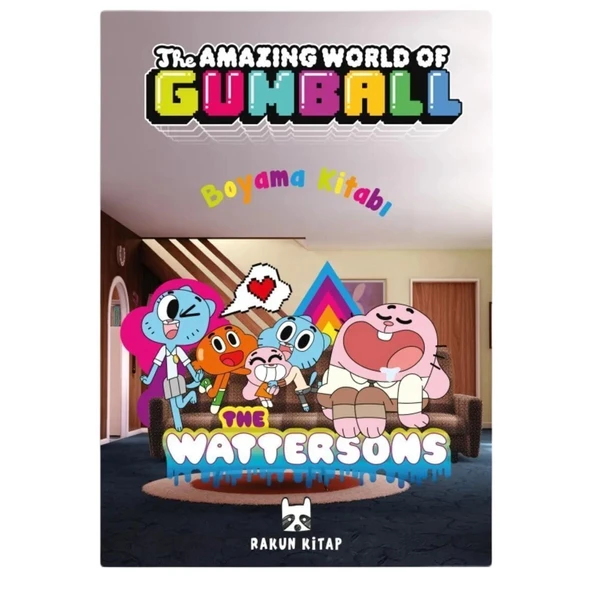 Rakun Kitap Gumball Boyama Kitabı Wattersons