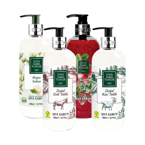Eyüp Sabri Tuncer Sıvı Sabun 4'lü Paket 500 ml ürün görseli