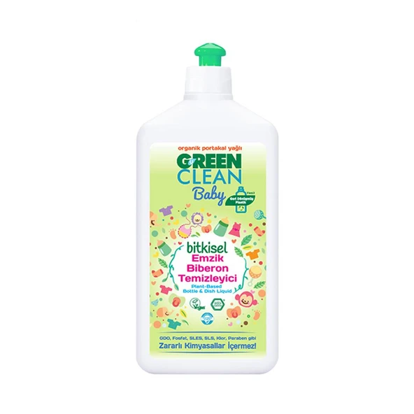 U green Clean Baby Bitkisel Biberon Emzik Temizleyici 500 ml