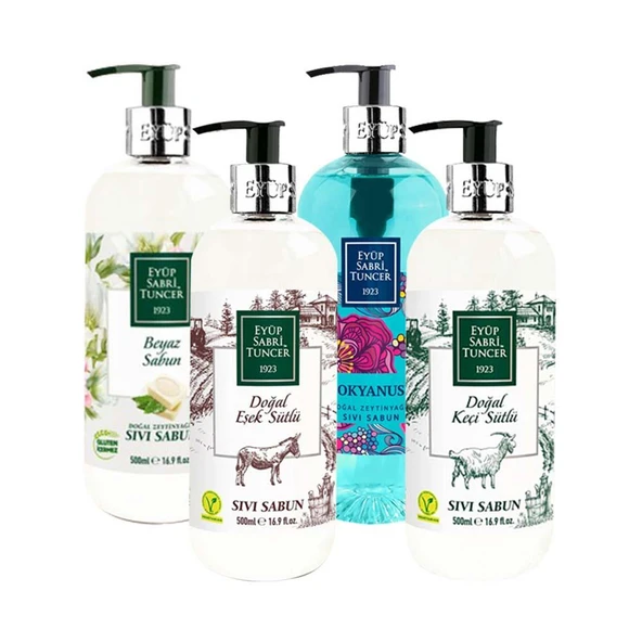 Eyüp Sabri Tuncer Sıvı Sabun Paket 500 ml x 4 ürün görseli