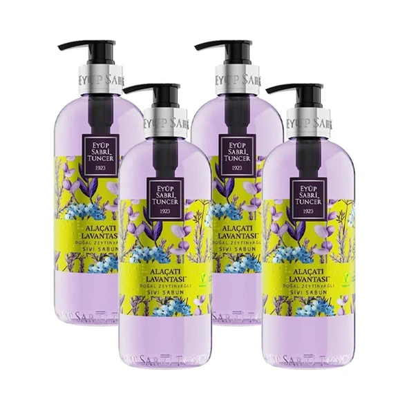 Eyüp Sabri Tuncer Alaçatı Lavantası Doğal Zeytinyağlı Sıvı Sabun 500 ml ürün görseli