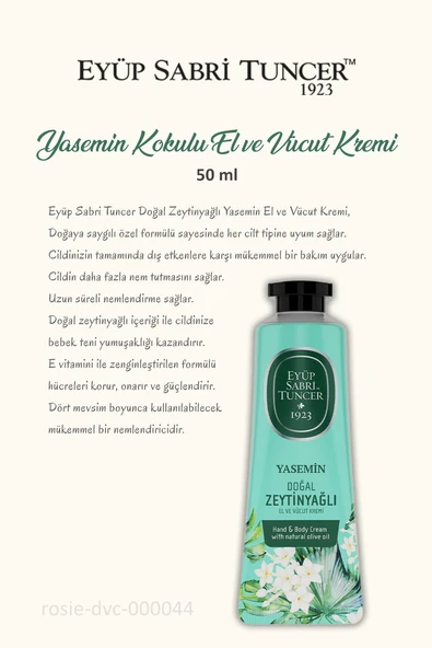 Eyüp Sabri Tuncer El ve Vücut Kremi Yasemin 50 ml - 2