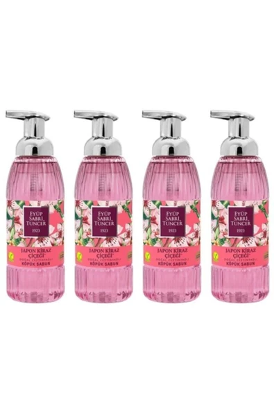 Eyüp Sabri Tuncer Zeytinyağlı Japon Kiraz Çiçeği Köpük Sabun 500 ML x 4 ürün görseli