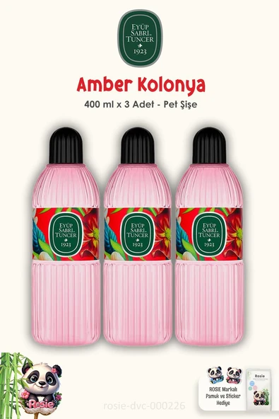 Eyüp Sabri Tuncer Amber Kolonyası Pet Şişe 400 ml