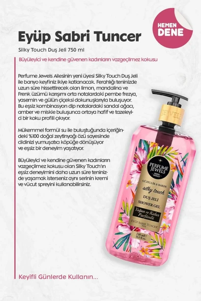 Eyüp Sabri Tuncer Silky Touch Duş Jeli 750 ml - 2