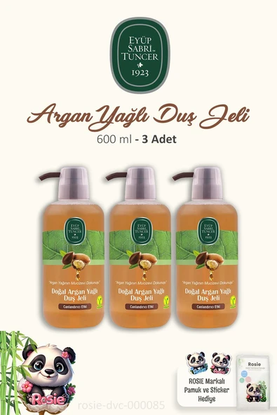 Eyüp Sabri Tuncer Doğal Argan Yağlı Duş Jeli 600 ML