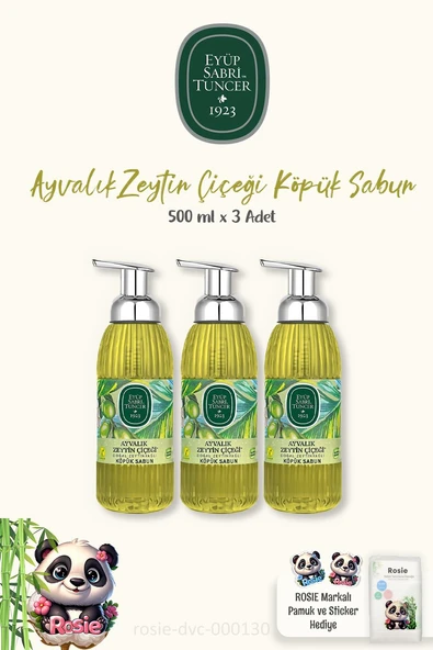 Eyüp Sabri Tuncer Zeytinyağlı Ayvalık Zeytin Çiçeği Köpük Sabun 500 ml