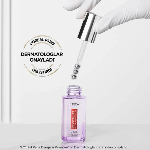 3 Adet Loreal Paris Revitalift Filler Göz Serumu 20 ml ve ROSIE - 3