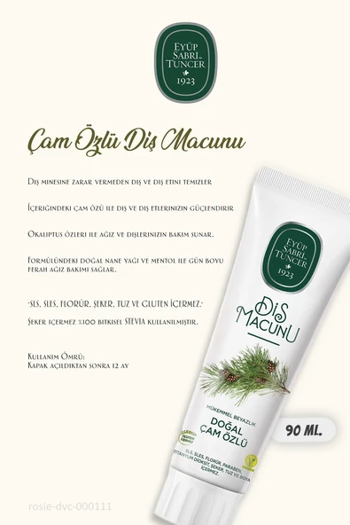 Eyüp Sabri Tuncer Karanfil Özlü Diş Macunu 75 ml - 2