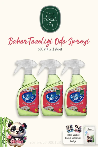 Eyüp Sabri Tuncer Gizli Bahçe Oda Kokusu Bahar Tazeliği 500 ml