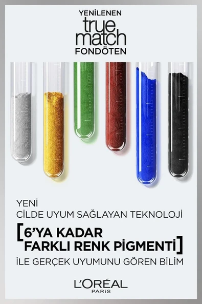 3 Adet Loreal Paris True Match Fondöten 2C Soğuk Alt Ton ve ROSIE - 5