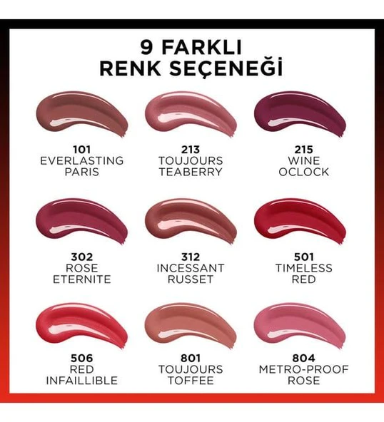 3 Adet Loreal Paris Infaillible 24H Kalıcı Likit Ruj & Balm 101 ve ROSIE - Resim 3