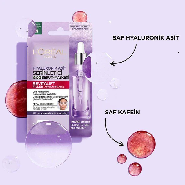 3 Adet Loreal Paris Revitalift Filler Dolgunlaştırıcı Göz Serum Maskesi 11 gr ve ROSIE - 4