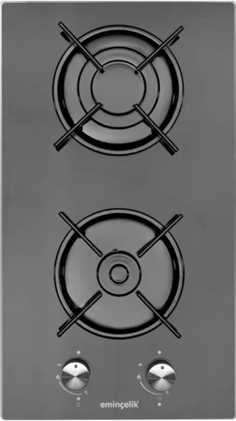 EMİNÇELİK EC-AH 4120 BG30 ENG ( 41225E ) 2 GÖZLÜ ANKASTRE CAM OCAK