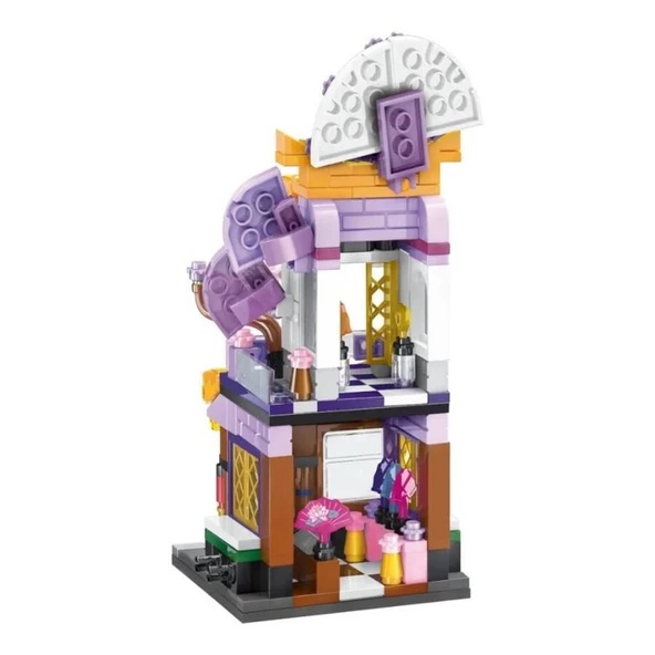 Keeppley City Corner K28001 Folding Fan Shop Yelpaze Dükkanı Yapı Blokları Oyuncak Seti - 2