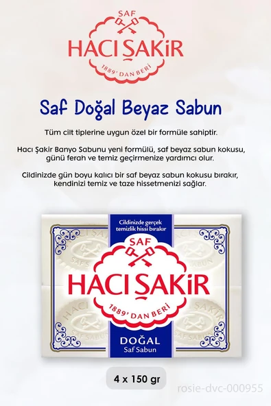 Colgate Kafein Kullananlar İçin Diş Macunu 125 ml, H. Şakir Saf Doğal Sabun 4 x 150 gr ve ROSIE - 3