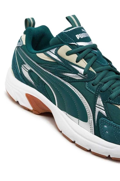 Puma Milenio Tech Suade Unisex Yeşil Sneaker Ayakkabı 39349808 - Resim 6