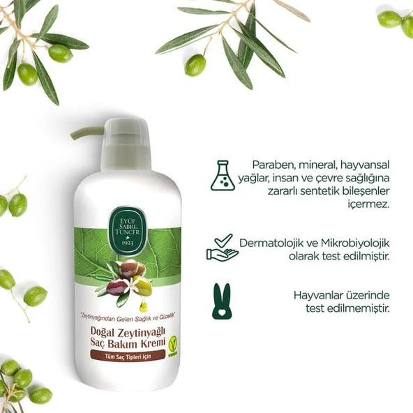 6 AL 5 ÖDE Eyüp Sabri Tuncer Doğal Zeytinyağlı Saç Kremi 600 ml ve ROSIE - Resim 4