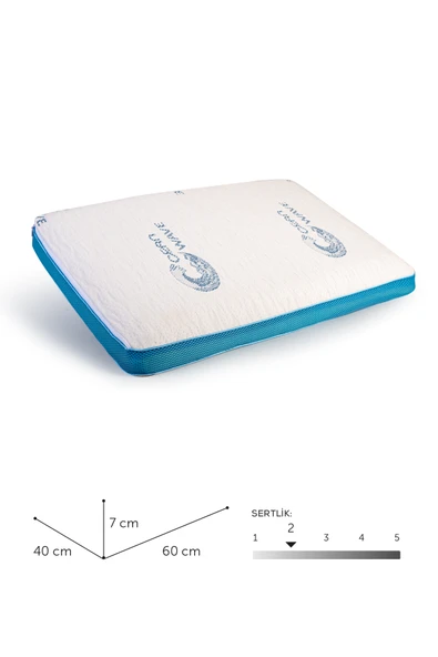Moda Home Bedding Visco Comfy Çocuk Yastığı MAVİ, Visco yastık, Ortopedik yastık - 6