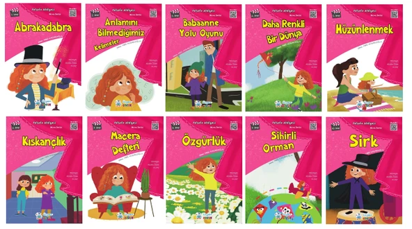 2 ve 3.Sınıflar İçin Felsefe Atölyesi (10 Kitap)+Kitap Okuma Not Defteri ürün görseli 1