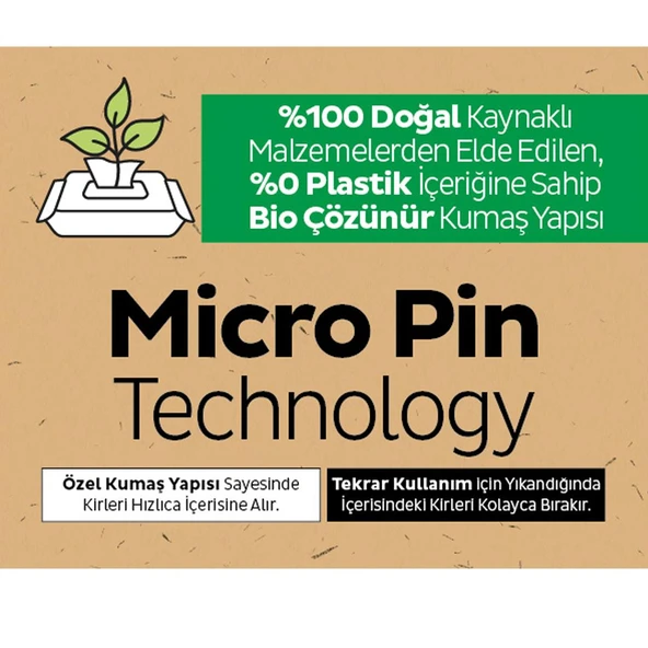 Sleepy 18 AL 16 ÖDE Bio Çözünür Çay Ağacı Ve Misket Limonu Yüzey Temizlik Havlusu 50'li ve ROSIE - 2