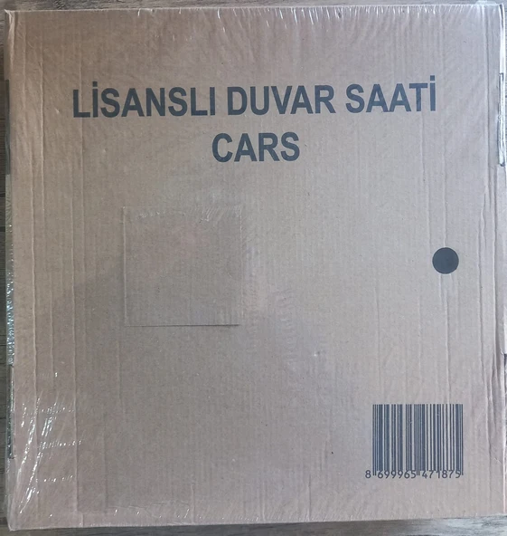 Şimşek McQueen Cars Çocuk Odası Duvar Saati-Lisanslı - 2